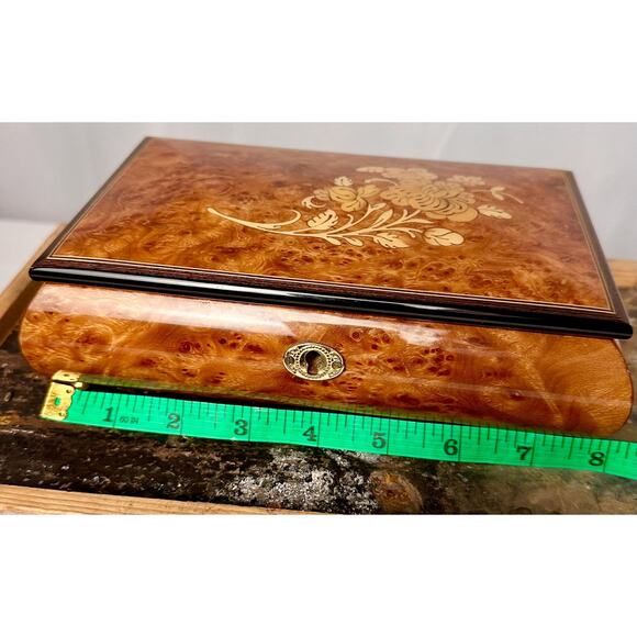 Vintage Musical Wood Box, Swiss Musical Movement, The San Francisco Music Box Co - Picture 7 of 7